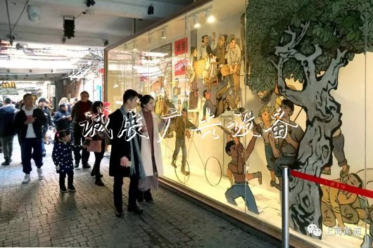 燈箱連環(huán)畫亮相田子廣告燈箱多少錢一個(gè)坊！展現(xiàn)上海弄堂年味