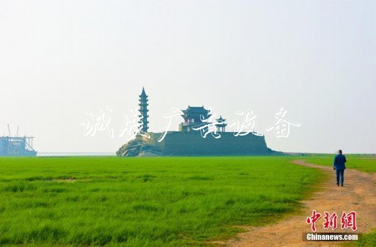 鄱陽(yáng)湖進(jìn)入枯水社區(qū)宣傳欄期 落星墩步行可達(dá)