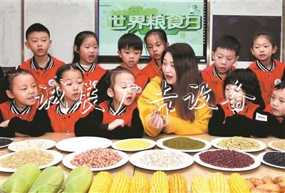 愛惜糧食宣傳欄從小做起