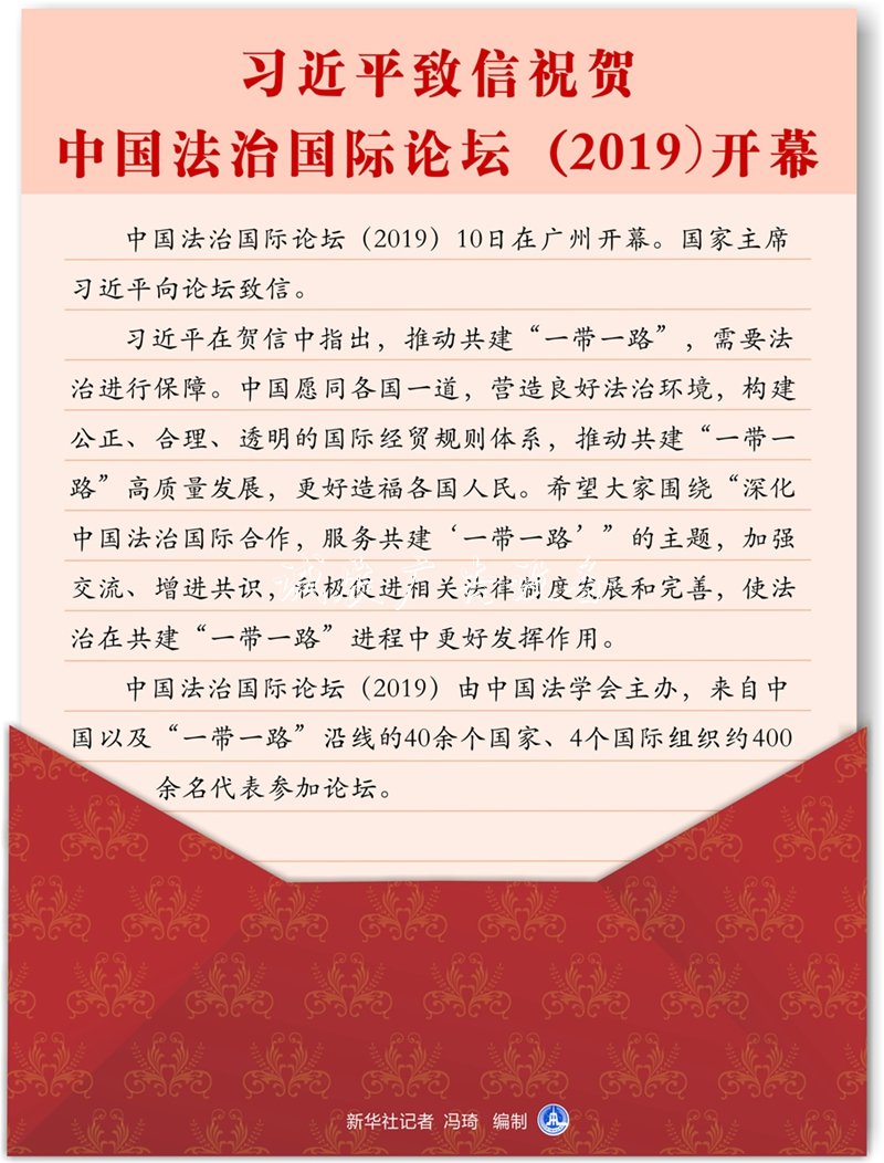 習(xí)近平信賀中國(guó)路燈燈箱法治國(guó)際論壇開(kāi)幕
